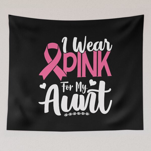Item preview, I Wear Pink For My Aunt Breast Cancer Awareness Survivor designed and sold by BELASKRI STORE.
