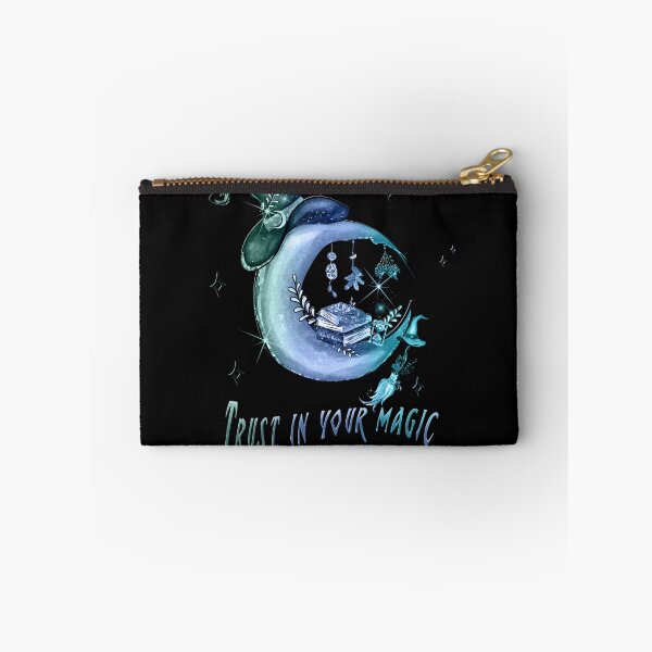 Item preview, Trust in your magic Witch Halloween illustration blue designed and sold by TipTopTapo.