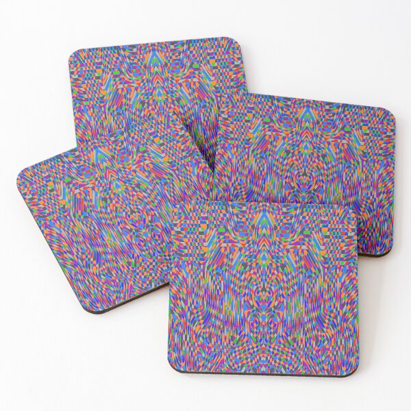 Item preview, Psychedelic Pattern 4 (Abstract Hidden Rainbow Owl) designed and sold by Discordant Dreams Art.