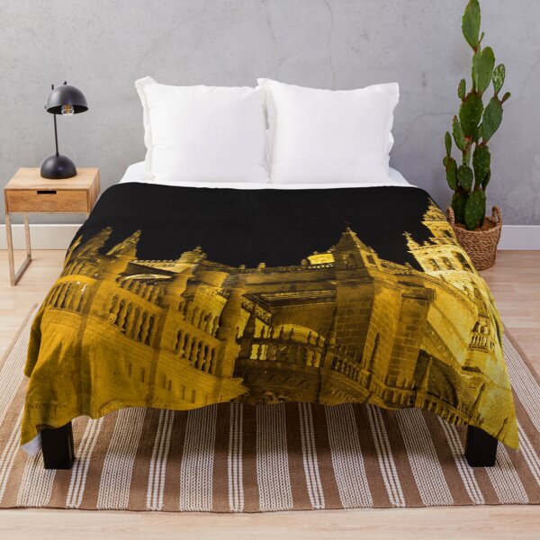 Item preview, Moorish and Gothic Intertwined - La Giralda and Seville Cathedral Illuminated View designed and sold by Georgia Mizuleva.