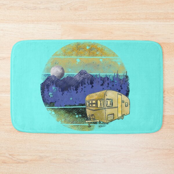 Item preview, Vintage Camper in Moonlight  designed and sold by CampK80.