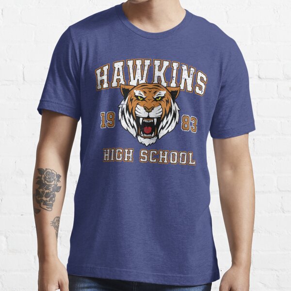 Stranger Things Hawkins High School Tiger Music Adults T-Shirt