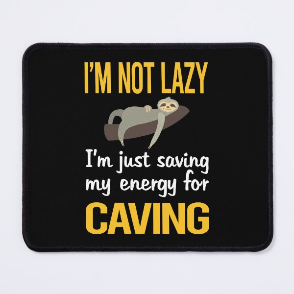 Item preview, Saving Energy Caving Caver Spelunking Spelunker Speleology designed and sold by Dividestore.