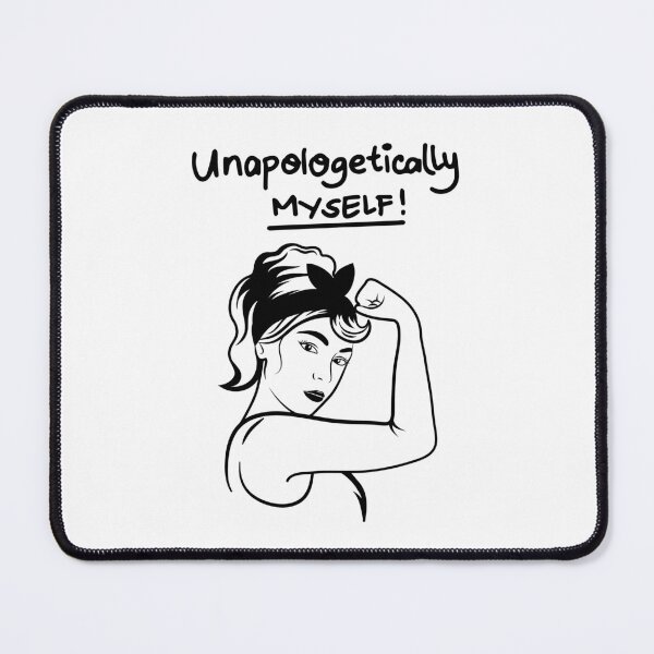 Item preview, Unapologetically Myself, Inspirational self love and female empowerment, self love art gift ideas designed and sold by haRexia.