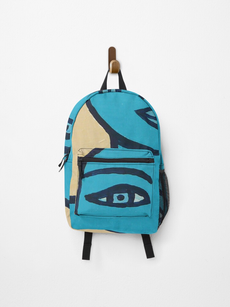 Aperçu 1 sur 3. Sac à dos avec l'œuvre 312 Visages - N°007 - 2007 créée et vendue par jeanpaulperrenx.