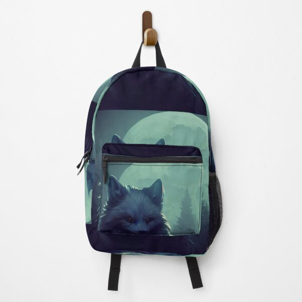 Item preview, Thoughtful Wolf Under The Full Moon Essential designed and sold by Sam-DesignMart.
