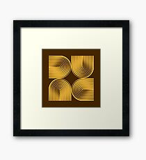 Dune Typographique Framed Print