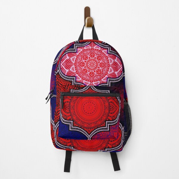 Item preview, Purple Burn Ethnic Indian Abstract Floral Tiles pattern designed and sold by Art-by-Geoff.