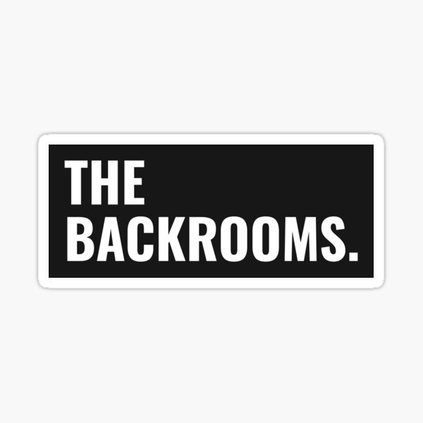 The Backrooms Stickers for Sale