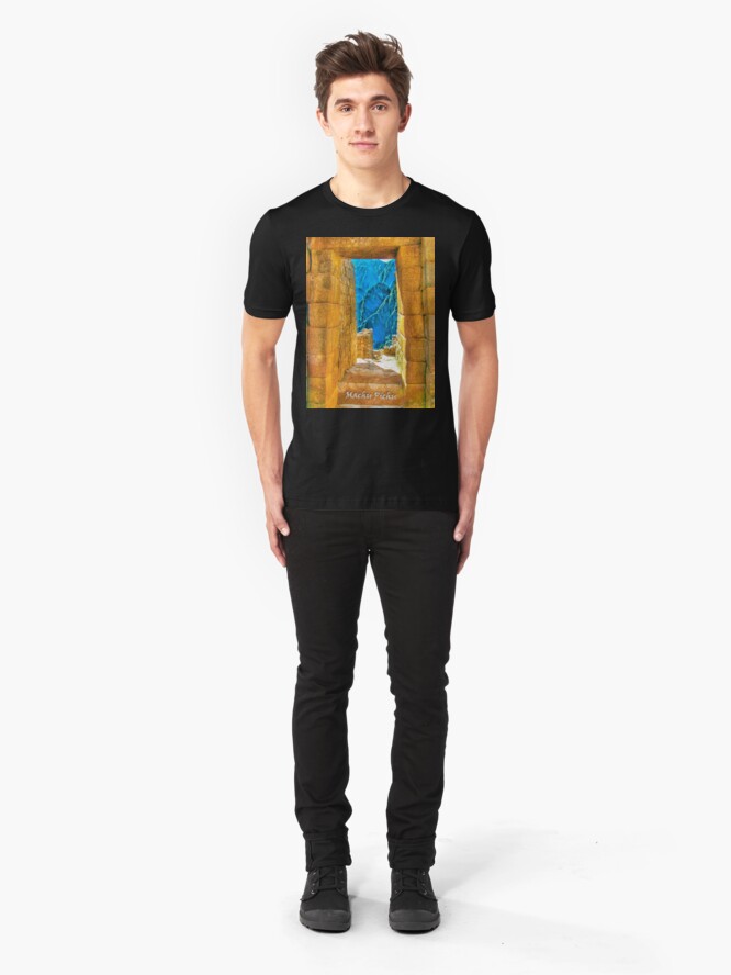 Alternate view of Machu Pichu Slim Fit T-Shirt