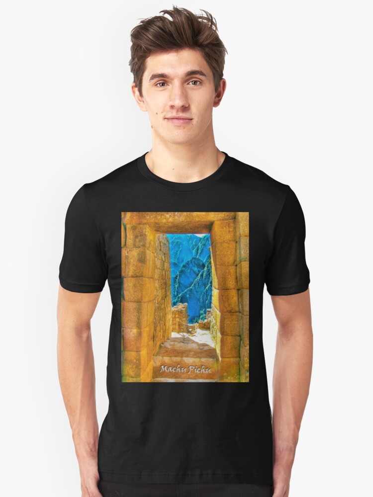 Alternate view of Machu Pichu Slim Fit T-Shirt