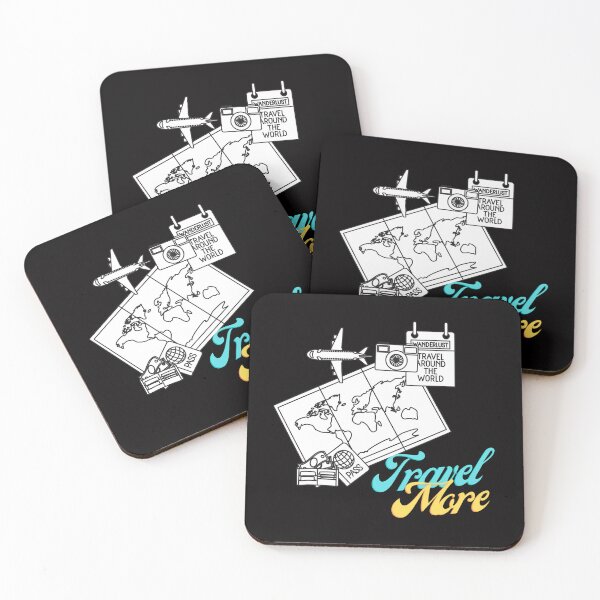 Item preview, Travel More, Travel Around The World - Travel Quote designed and sold by ArtOfStars.