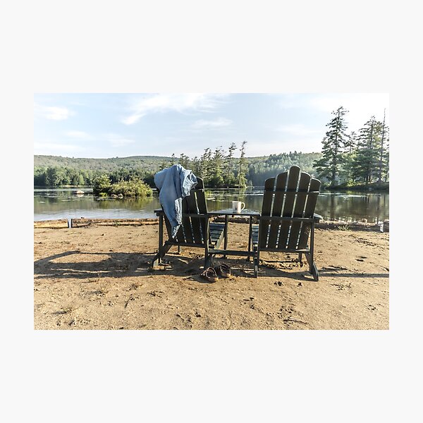 Adirondack Chairs Photographic Print