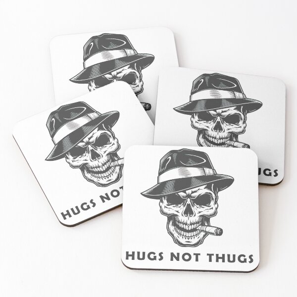 Item preview, hugs not thugs  designed and sold by STOREMUZAN.