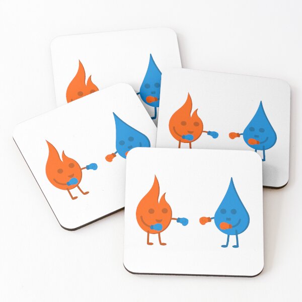 Item preview, Fire and Water. The battle of water and fire. designed and sold by lakokakr.
