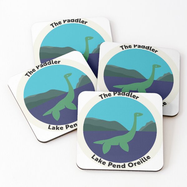 Item preview, The Paddler - Lake Pend Oreille designed and sold by kind-fish.