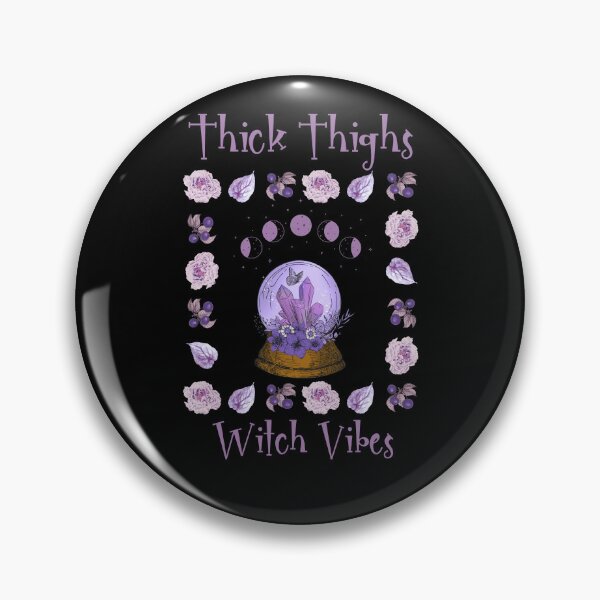 Item preview, Thick Thighs Witch Vibes designed and sold by WanderTravels.