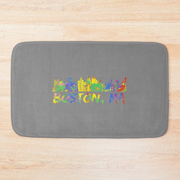 Item preview, Boston, Ma City Skyline Artwork Cute Colorful Boston Skyline designed and sold by RadleyClark.