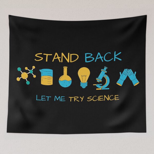 Item preview, Stand Back Let Me Try Science Illustrated Digital Design V3 designed and sold by mangaworldart.