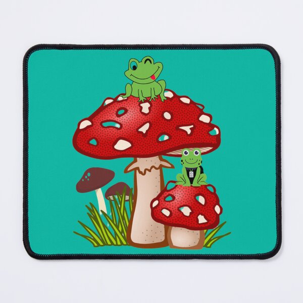 Item preview, Aesthetic frog on mushroom designed and sold by GatheringPlace.