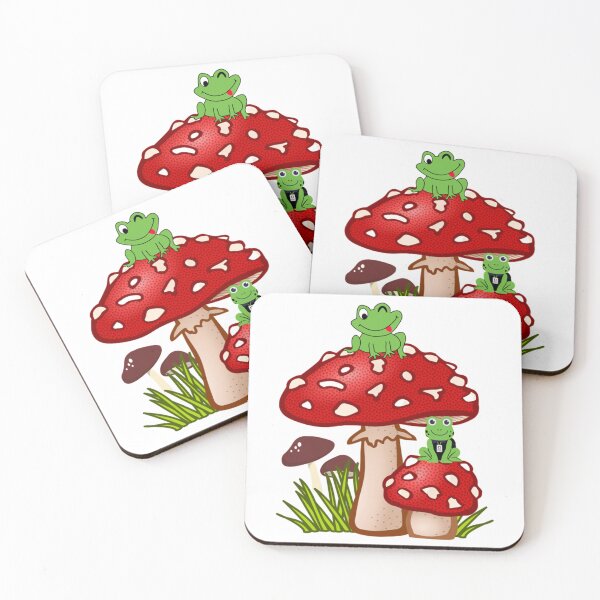 Item preview, Aesthetic frog on mushroom   designed and sold by GatheringPlace.