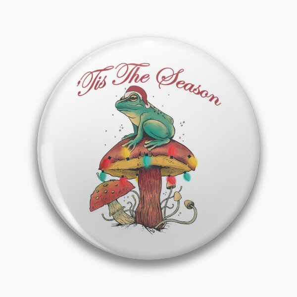 Item preview, Christmas Frog Sitting On A Mushroom Long Sleeve  designed and sold by GatheringPlace.
