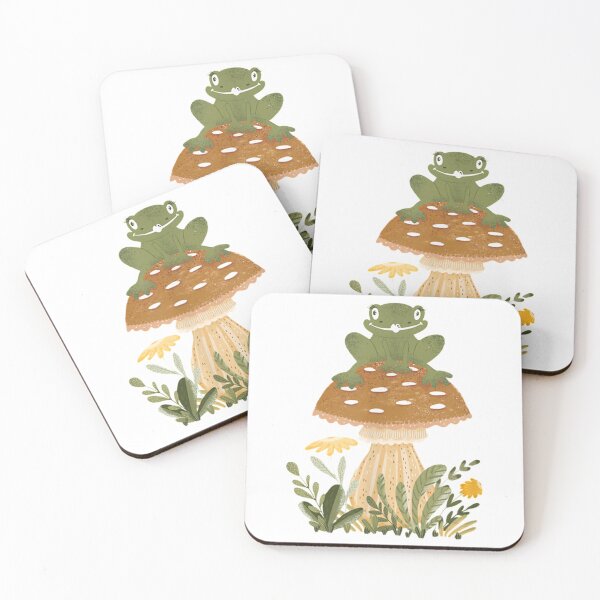 Item preview, Core Frog Sat On A Forest Mushroom   designed and sold by GatheringPlace.