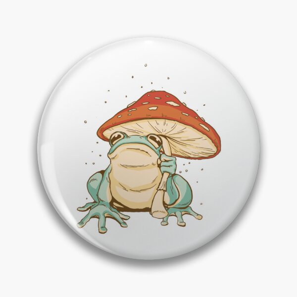 Item preview, Cottagecore Frog With Mushroom       designed and sold by GatheringPlace.