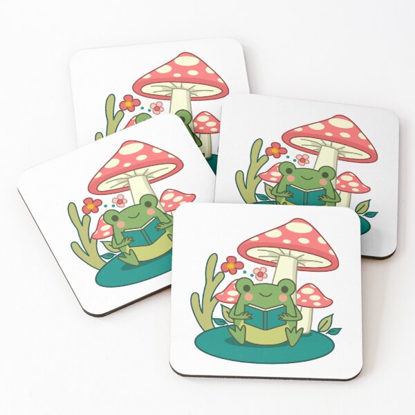 Item preview, Cottagecore Mushroom Forest Toad Goblincore Mycology Morel   designed and sold by GatheringPlace.