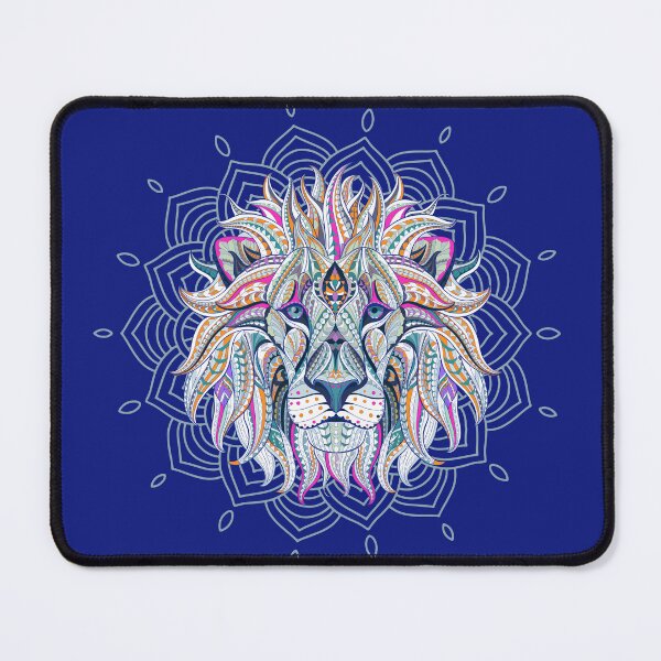 Item preview, leo namaste yoga spiritual design mandala india lion head designed and sold by originalstar.