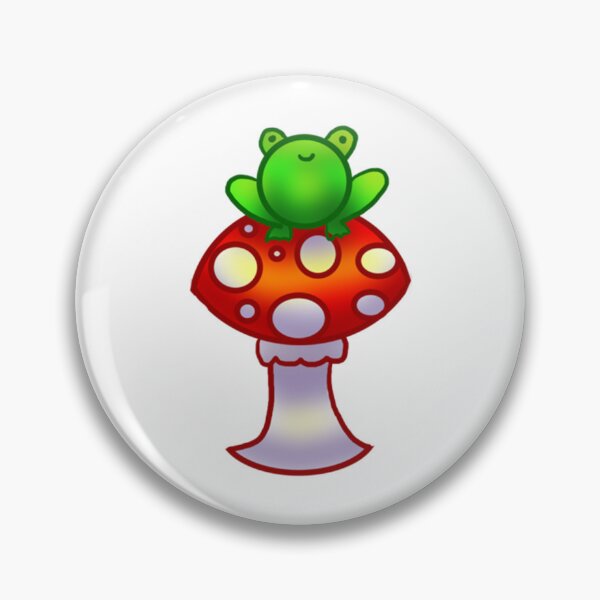 Item preview, Cute Frog On a Mushroom     designed and sold by GatheringPlace.