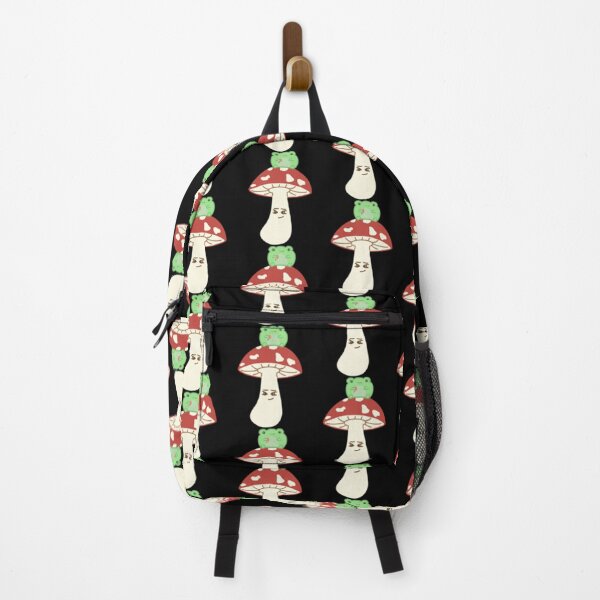 Item preview, cute frog on mushroom   designed and sold by GatheringPlace.