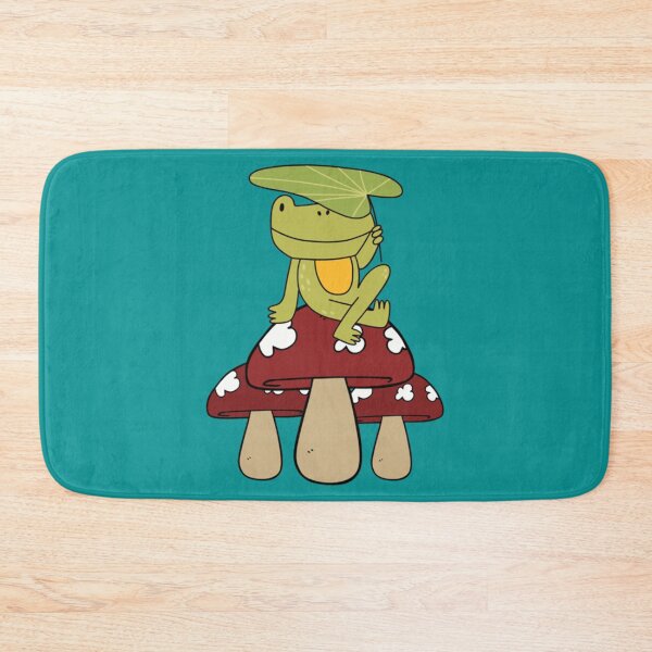 Item preview, Cute Frog Sitting On A Mushroom, Frog Lover Gift, Cottagecore     designed and sold by GatheringPlace.