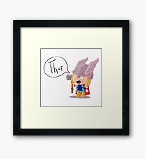Super Hero Kiddy Framed Print