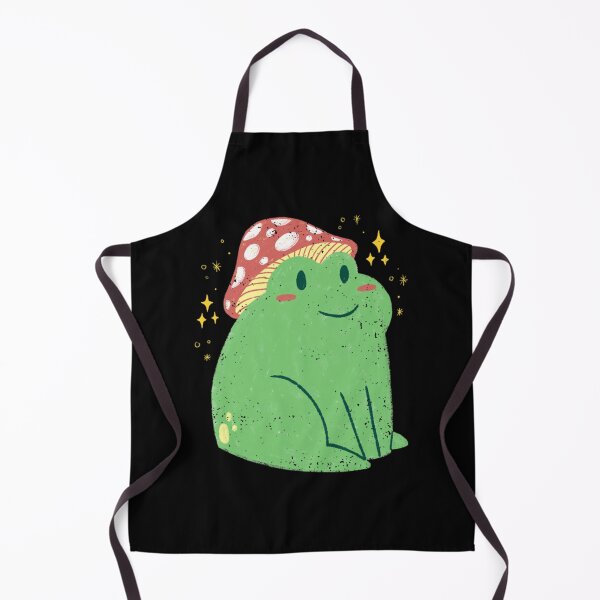 Item preview, Cute Green Frog with Mushroom Hat designed and sold by GatheringPlace.