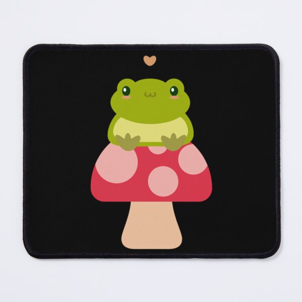 Item preview, Cute Kawaii Frog Sitting On A Mushroom designed and sold by GatheringPlace.