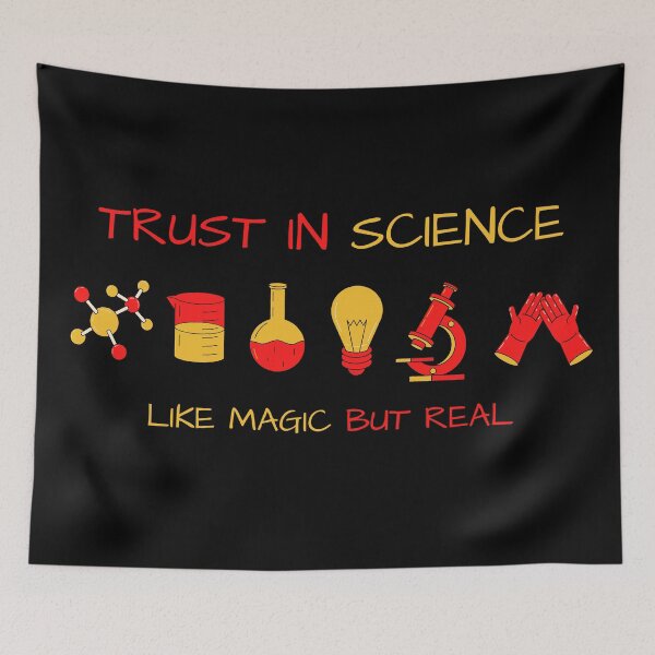 Item preview, Trust In Science Like Magic But Real Illustrated Digital Design V4 designed and sold by mangaworldart.
