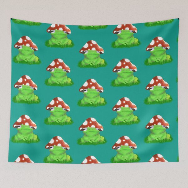 Item preview, Cute Mushroom Frog   designed and sold by GatheringPlace.