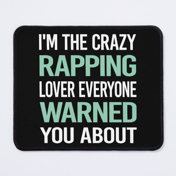 Item preview, Crazy Lover Rapping Rap Rapper designed and sold by BimBamFrank.