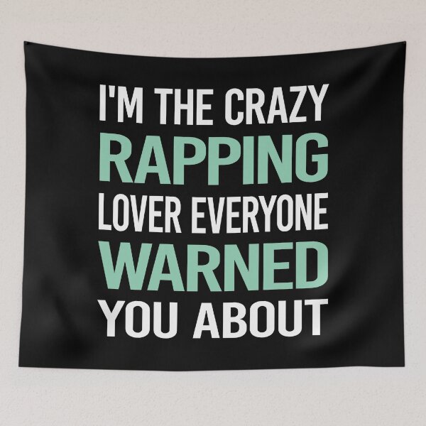 Item preview, Crazy Lover Rapping Rap Rapper designed and sold by BimBamFrank.
