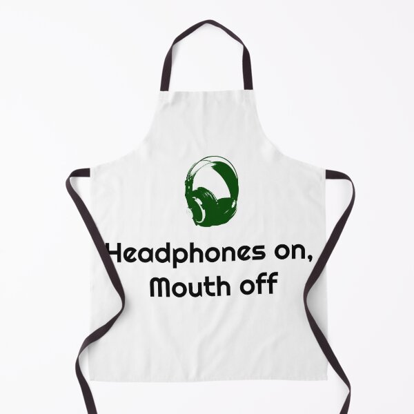 Item preview, Headphones on, Mouth off Ventage Eighties designed and sold by CosmicRevolt.