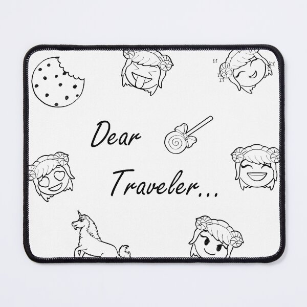 Item preview, Dear Traveler... (Uncolored version) designed and sold by emberkyrlee.