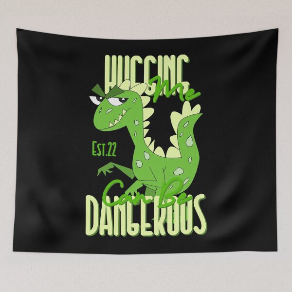 Item preview, HUGGING ME CAN BE DANGEROUS designed and sold by GAADesignz.
