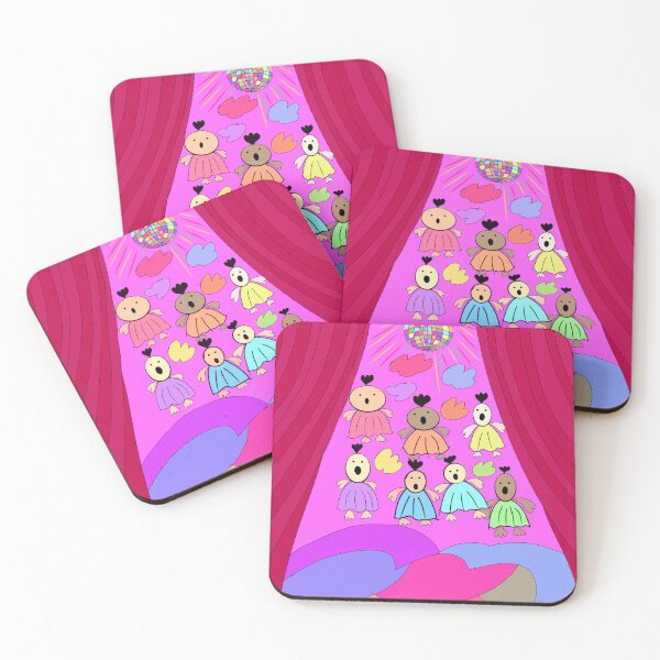 Item preview, Chibbi heads singing in a concert drawing  designed and sold by Darkies-store.
