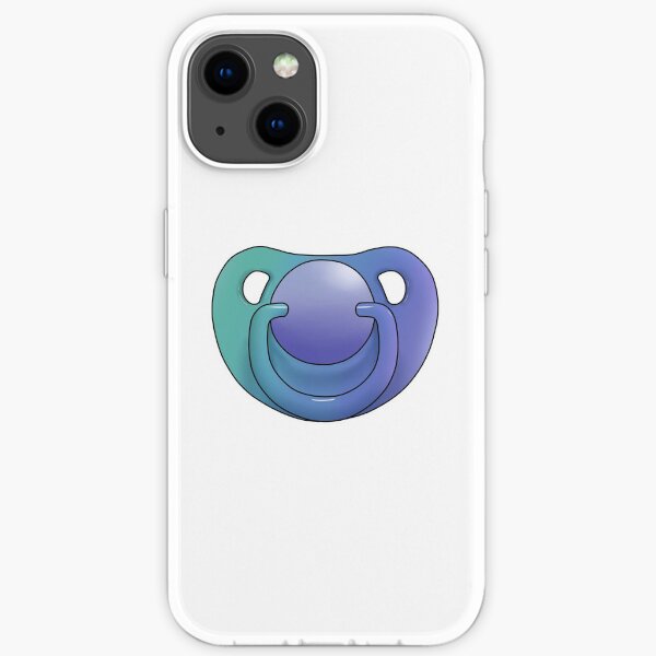 bleu / vert paci Coque souple iPhone