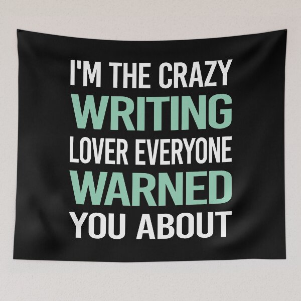 Item preview, Crazy Lover Writing Writer designed and sold by BimBamFrank.