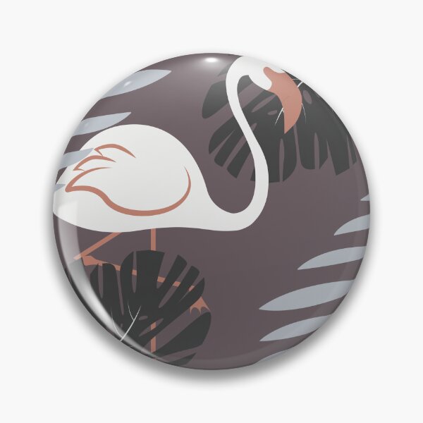 Item preview, White Flamingo, bird art, flamingo sticker designed and sold by pixelposture.