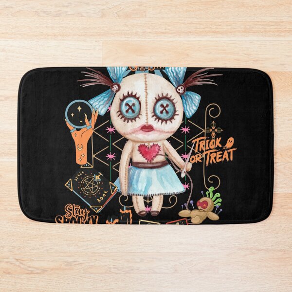 Item preview, Stay Spooky Voodoo Halloween Doll Illustrated Digital Design V1 designed and sold by mangaworldart.