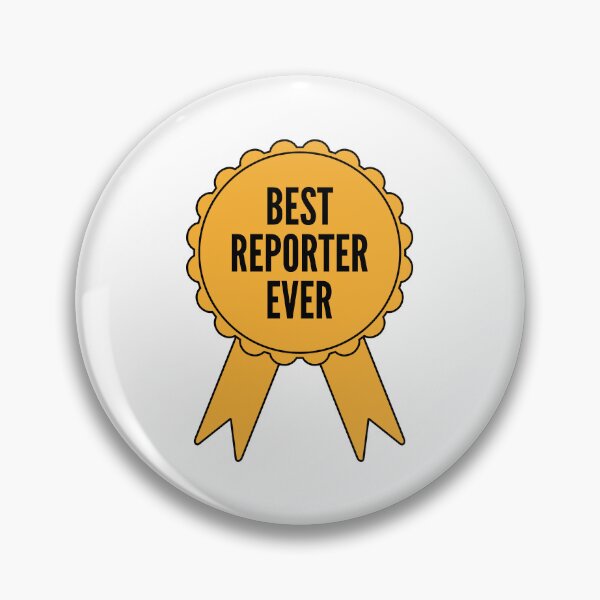 Item preview, Best Reporter Ever Gold Medal Achievement designed and sold by SVPOD.