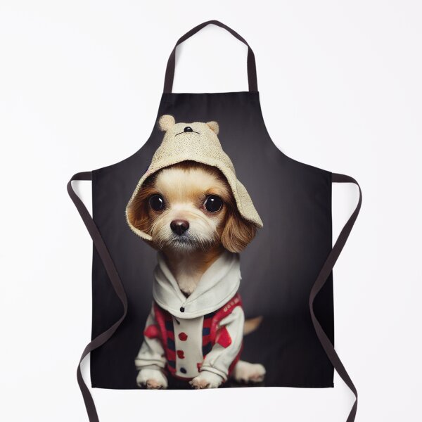 Item preview, cute dog dressed in human clothing designed and sold by PeanutArtCorner.